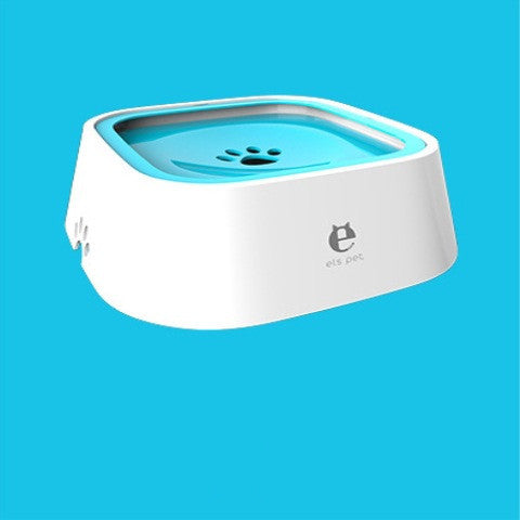 1.5L Cat Dog Water Bowl Floating Bowl Anti-Overflow Slow Water Feeder