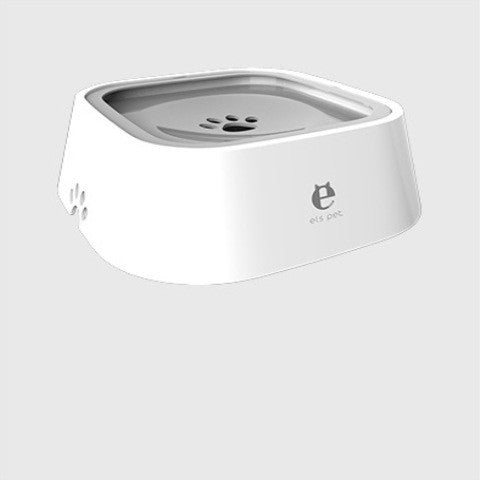 1.5L Cat Dog Water Bowl Floating Bowl Anti-Overflow Slow Water Feeder